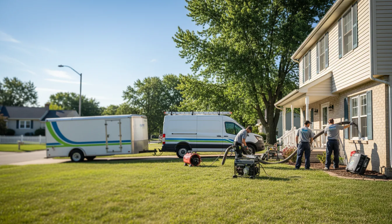 Flooded Basement Restoration And Cleanup With Repair in Onaway, MI near me